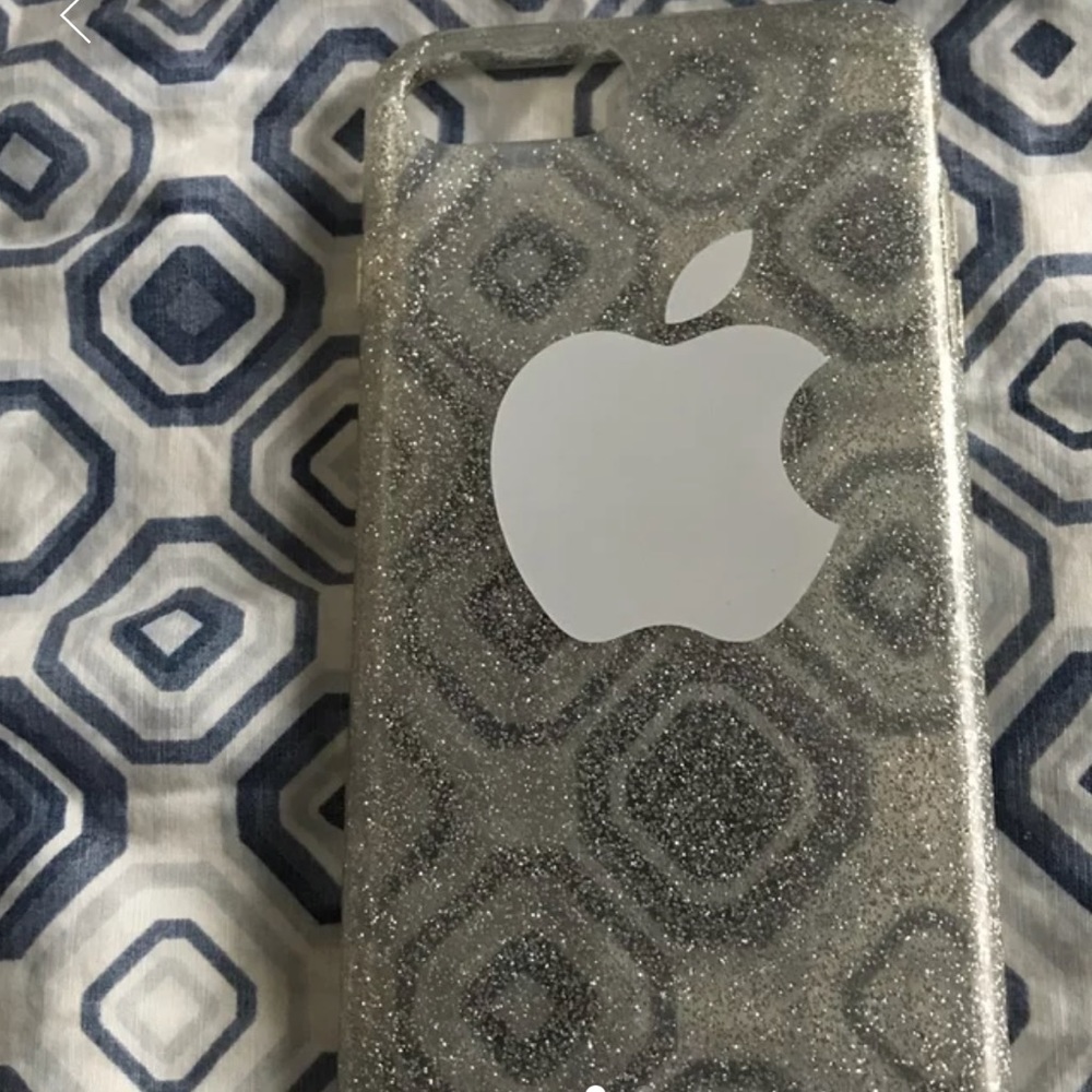 Silver Sparkle iPhone 7 Plus Case